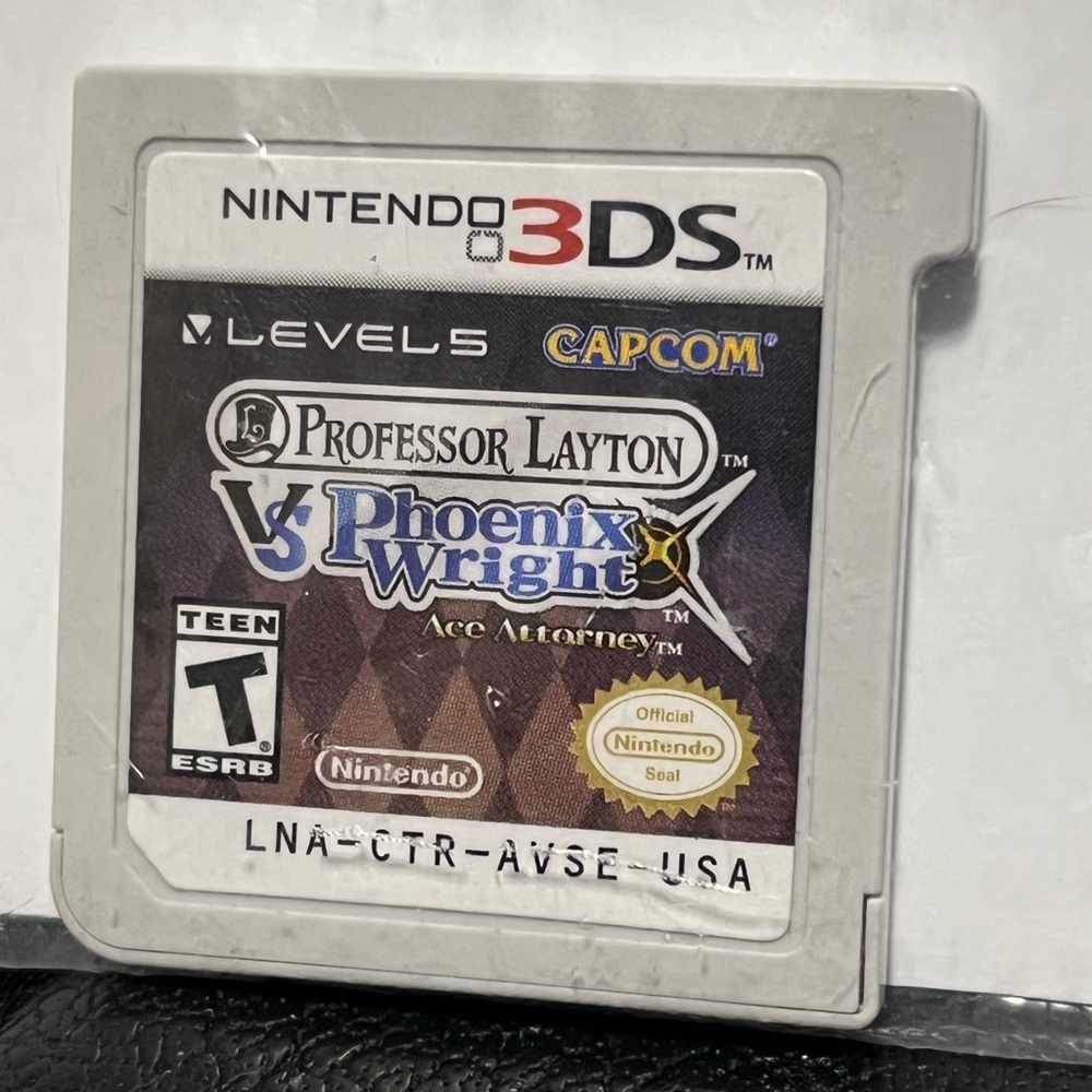 Professor Layton vs phoenix wright 3ds (rare)